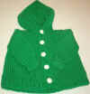 green hooded jacket