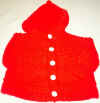 red hooded jacket